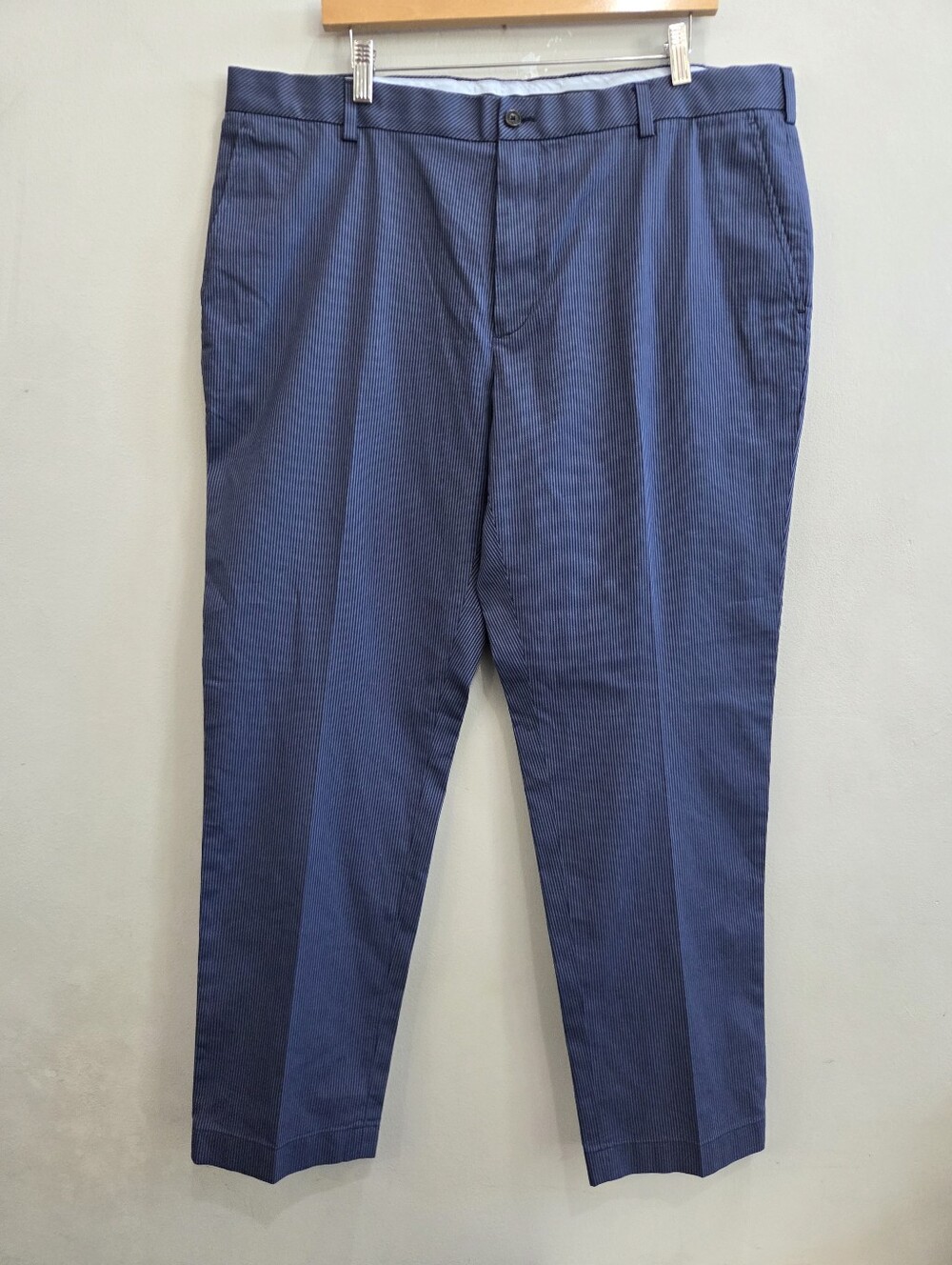 BROOKS BROTHERS Milano Stretch Lightweight Advantage Chino Pants Blue 40x30
